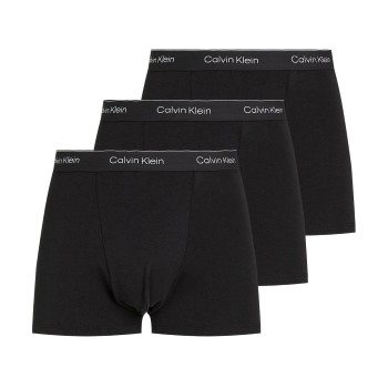 Calvin Klein 3P Icon Cotton Relaxed Fit Trunks Sort bomuld Small Herre