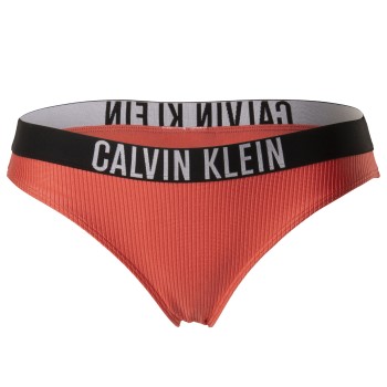 Calvin Klein Intense Power Rib Bikini Brief Koral polyamid Small Dame