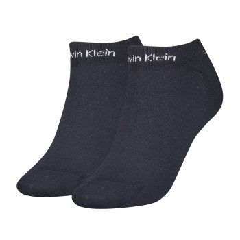 Calvin Klein Strømper 2P Leanne Coolmax Gripper Liner Socks Blå Strl 37/41 Dame