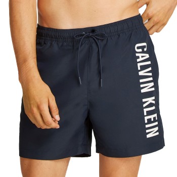 Calvin Klein Badebukser Medium Swim Shorts Intense Power Mørkblå polyester 4XL Herre