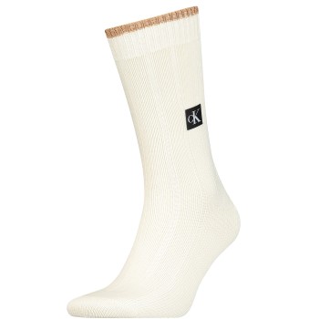 Calvin Klein Strømper Men Icon Patch Sock Hvid One Size Herre