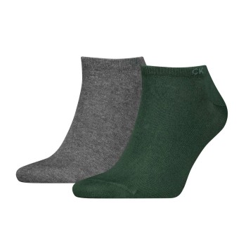 Calvin Klein Strømper 2P Men Sneaker Socks Grøn Str 39/42 Herre