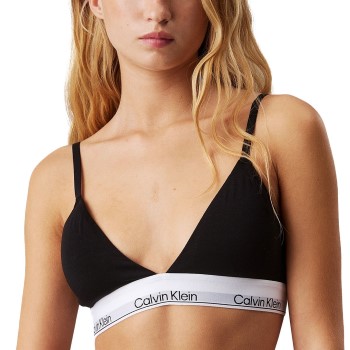 Calvin Klein BH Modern Cotton Lightly Lined Triangle Sort Large Dame
