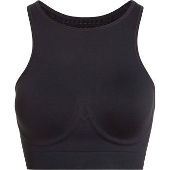Calvin Klein BH Sport Soft Medium Support Sports Bra Sort polyamid Small Dame