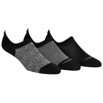 Calvin Klein Strømper 3P Troy Quarter Sock Sort/Grå Str 40/46 Herre