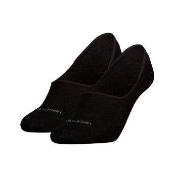 Calvin Klein Strømper 2P Women Mid Cut Footie Socks Sort Str 35/38 Dame