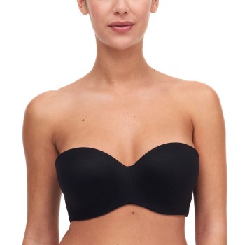 Chantelle BH Corsetry T-Shirt UW Strapless Bandeau Sort E 70 Dame