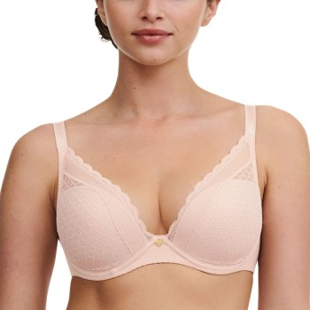 Chantelle BH EasyFeel Norah Chic Plunge T-Shirt Bra Lyserosa D 75 Dame