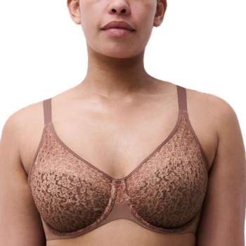 Chantelle BH EasyFeel Norah Underwired Bra Brun nylon F 85 Dame
