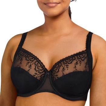 Chantelle BH Every Curve Covering Underwired Bra Sort D 100 Dame