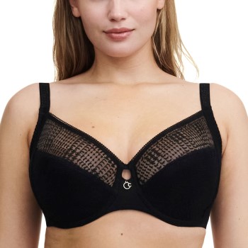 Chantelle BH Intrigue Full Coverage Underwire Bra Sort E 70 Dame