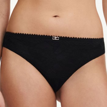 Chantelle Trusser Origins Lace Thong Sort nylon 38 Dame