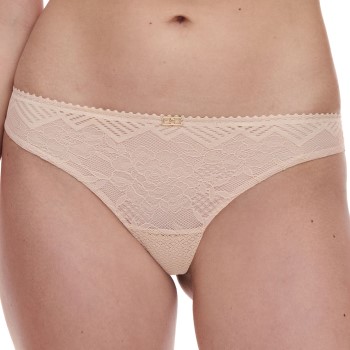 Chantelle Trusser Origins Lace Thong Beige nylon 36 Dame