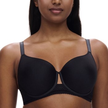 Chantelle BH Pulp Memory Foam T-shirt Covering Bra Sort B 75 Dame