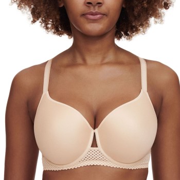 Chantelle BH Pulp Memory Foam T-shirt Covering Bra Beige E 85 Dame