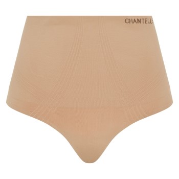 Chantelle Trusser Smooth Comfort High Waisted Brief Lysbrun  Small Dame
