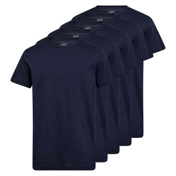 Claudio 5P Cotton T-Shirt Marineblå bomuld X-Large Herre