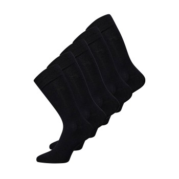 Claudio Strømper 5P Socks Bamboo Sort soft Str 40/47 Herre
