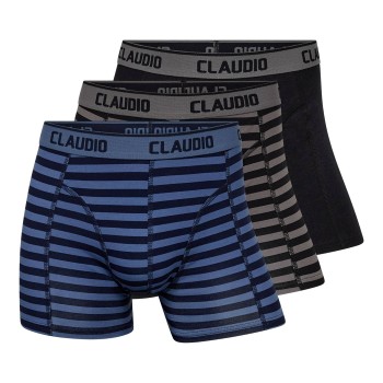 Claudio 3P Tights Trunks Grå/Blå X-Large Herre