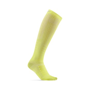 Craft Strømper ADV Compression Sock Limegrøn polyamid Str 46/48