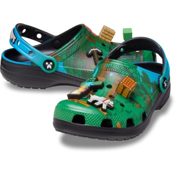 Crocs Classic Minecraft Clog Flerfarvet US M8/W10 (EU 41-42)