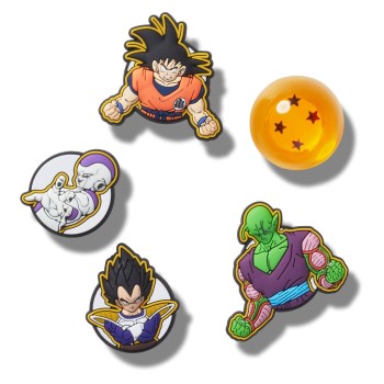 Crocs 5P Jibbitz Dragon Ball Z Flerfarvet One Size Barn