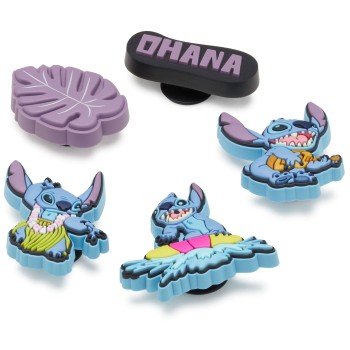 Crocs 5P Jibbitz Stitch Tropical Flerfarvet One Size Barn