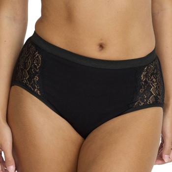 Damella Trusser Brief 17860 Midi Sort bomuld Medium Dame