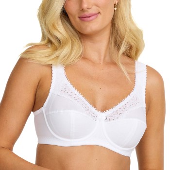 Damella BH Classic Underwire Lace Bra Hvid H 80 Dame