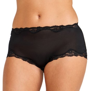 Damella Trusser Silk Brief Sort silke XX-Large Dame