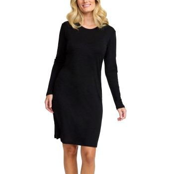 Damella Wool Long Sleeved Nightdress Sort merinould X-Large Dame