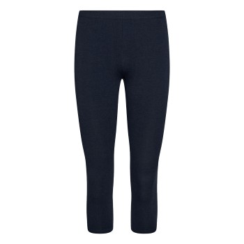 Decoy Bamboo Capri Marineblå Bambus Medium Dame