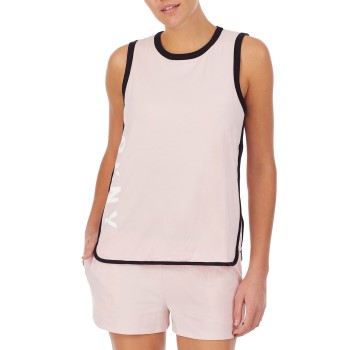 DKNY Casual Fridays Top and Shorts Set Lyserosa Medium Dame