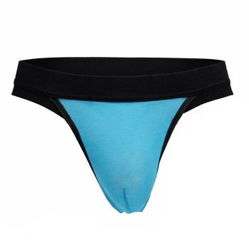 Doreanse Men Sexy String 1258 Sort/Blå Small Herre