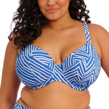 Elomi Fiji Falls Plunge Bikini Top Hvid/Blå F 85 Dame
