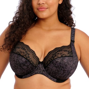 Elomi BH Lucie Underwire Stretch Plunge Bra Sort K 80 Dame