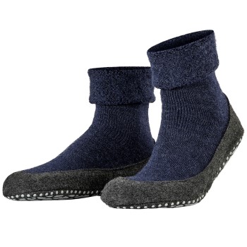 Falke Strømper Cosyshoe Adult Blå uld Str 45/46 Herre