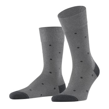 Falke Strømper Dot Socks Grå bomuld Str 43/46 Herre