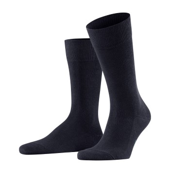 Falke Strømper Family Crew Sock Mørkblå bomuld Str 39/42 Herre