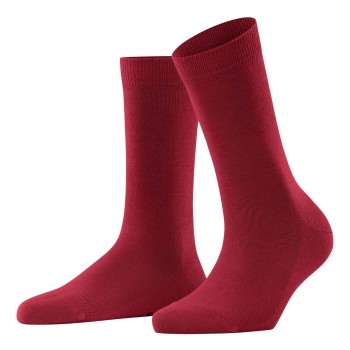 Falke Strømper Family Woman Rød bomuld Str 35/38 Dame