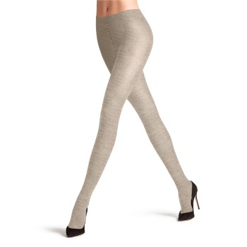 Falke Strømpebukser Family Women Tights Lysegrå bomuld Large Dame