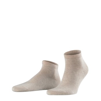 Falke Strømper 2P Happy Sneaker Socks Sand bomuld Str 39/42 Herre