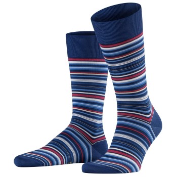 Falke Strømper Microblock Socks Mørkblå bomuld Str 45/46 Herre