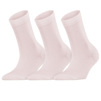 Falke Strømper 3P Women Cotton Touch Lyserosa Str 39/42 Dame