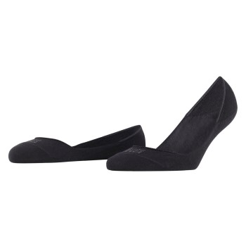 Falke Strømper Women Step No Show Socks Medium Cut Sort bomuld Str 37/38 Dame