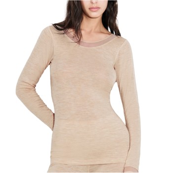 Femilet Juliana Long Sleeve Benhvid merinould 36 Dame
