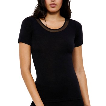 Femilet Juliana T-shirt Sort merinould 36 Dame