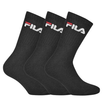 FILA Strømper 3P Sport Socks Sort Str 43/46