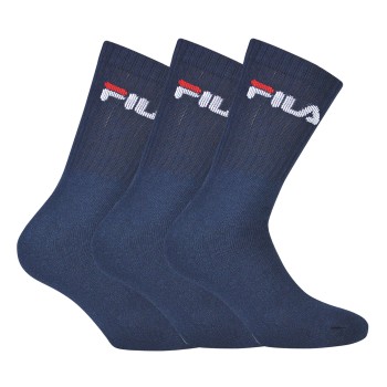 FILA Strømper 3P Sport Socks Marineblå Str 43/46