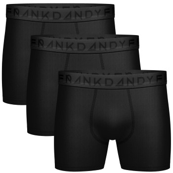 Frank Dandy 3P Legend Organic Boxers Sort økologisk bomuld Small Herre
